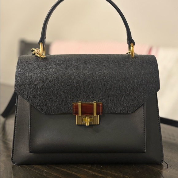 Charles and Keith Black Leather satchel - Picture 2 of 11